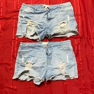 Pair of Forever 21 Jean Shorts